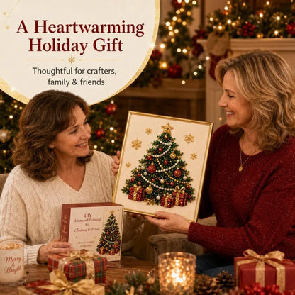 🌲DIY Pearl Diamond Painting Art  Christmas Series Kit -🧘Relaxing & Beginner-Friendly