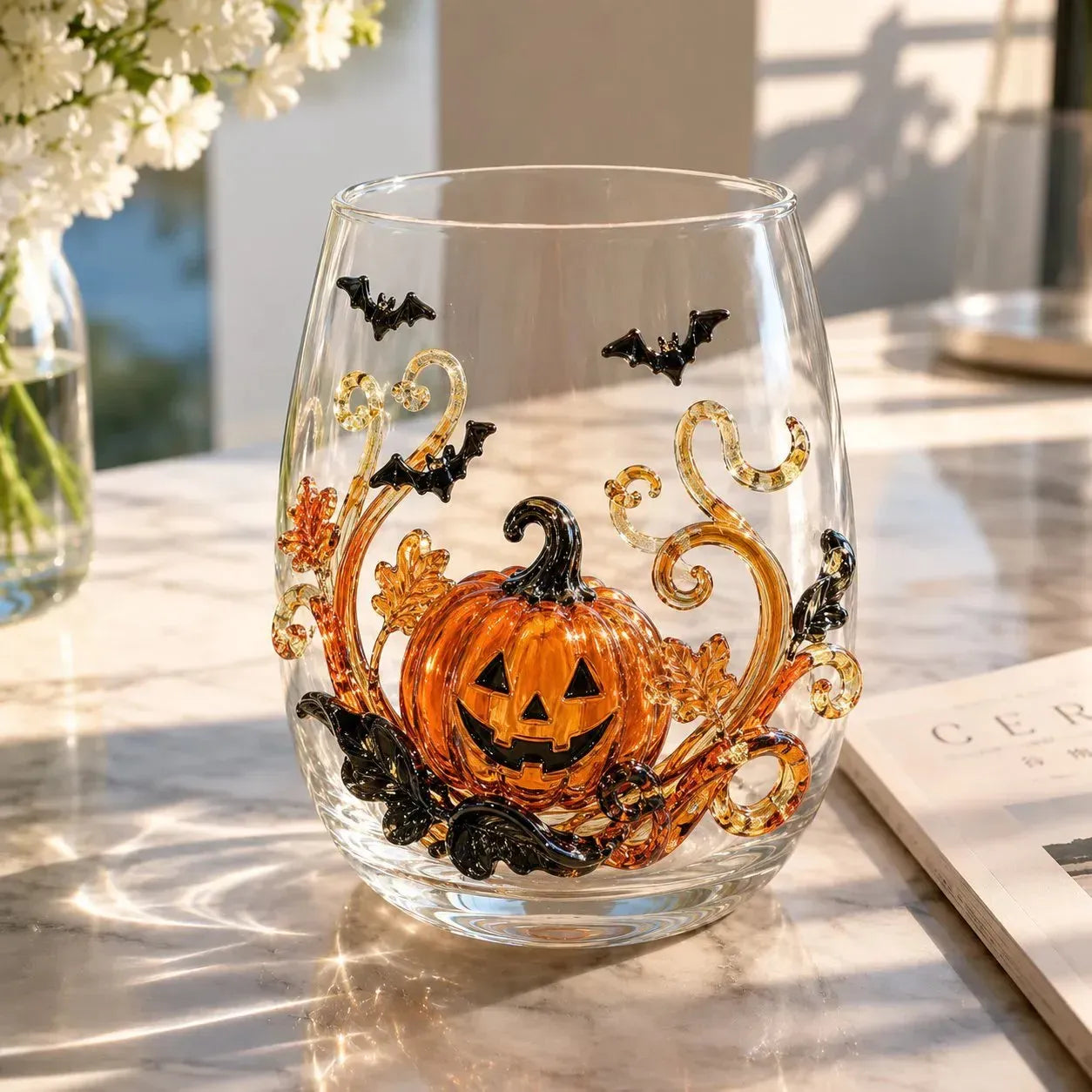 🔥 LAST DAY-60% OFF | 🎃 3D Halloween Glasses - Perfect for parties and cozy autumn bars