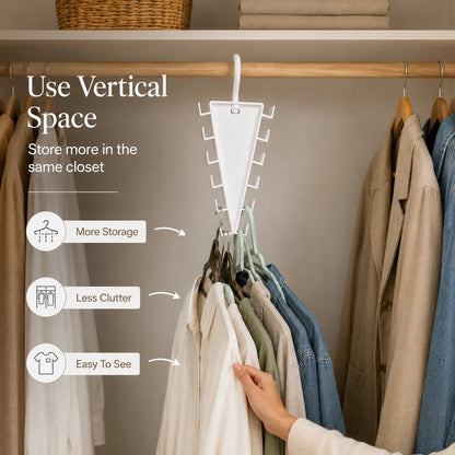 🔥🏷️Buy More, Save More (Up to 40% OFF)🔥 - 👗 Multi-Layer Closet Space Saver Hanger