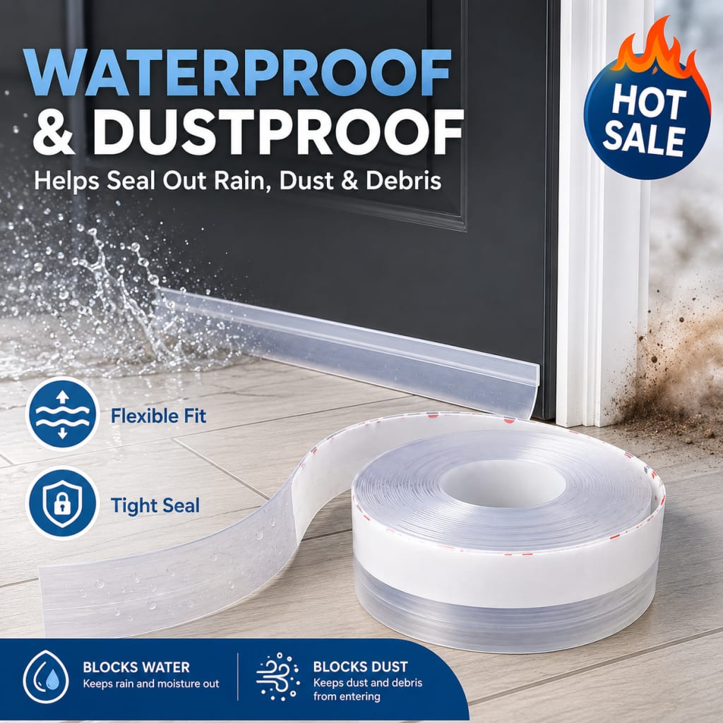 Universal Door Gap Seal Tape – Draft, Dust & Bug Blocker