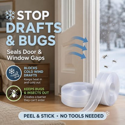 Universal Door Gap Seal Tape – Draft, Dust & Bug Blocker