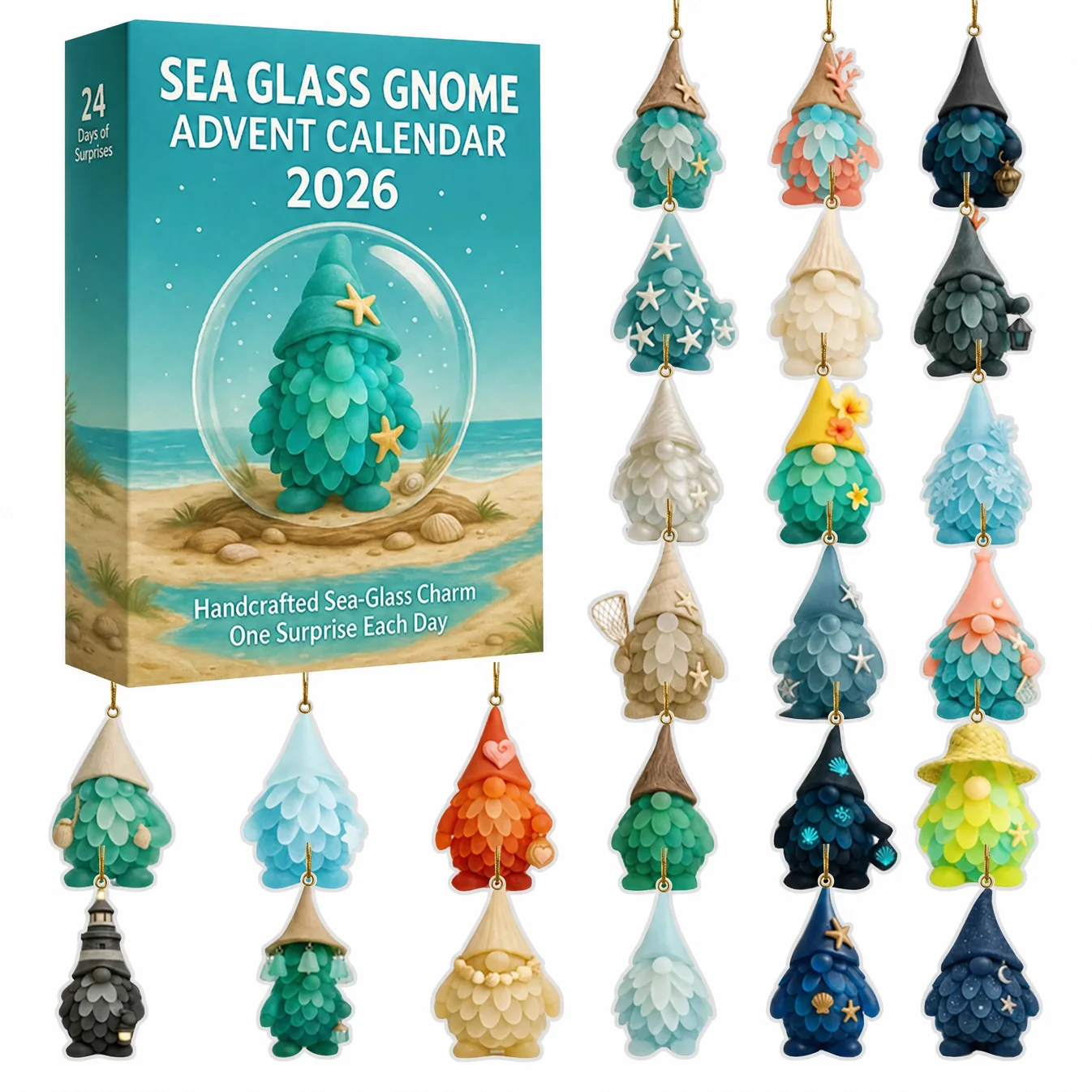 🌊🧝‍♂️Sea Glass Gnome Advent Calendar 2026