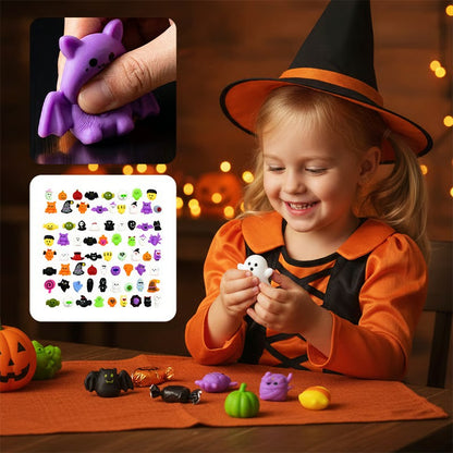 Halloween Squishies Stress Relief Toy Set