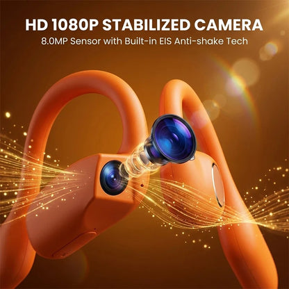 AI Camera Open Ear Headphones