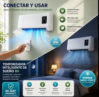 ❄️The First Ductless Portable AC Powered by Real Refrigerator Technology.