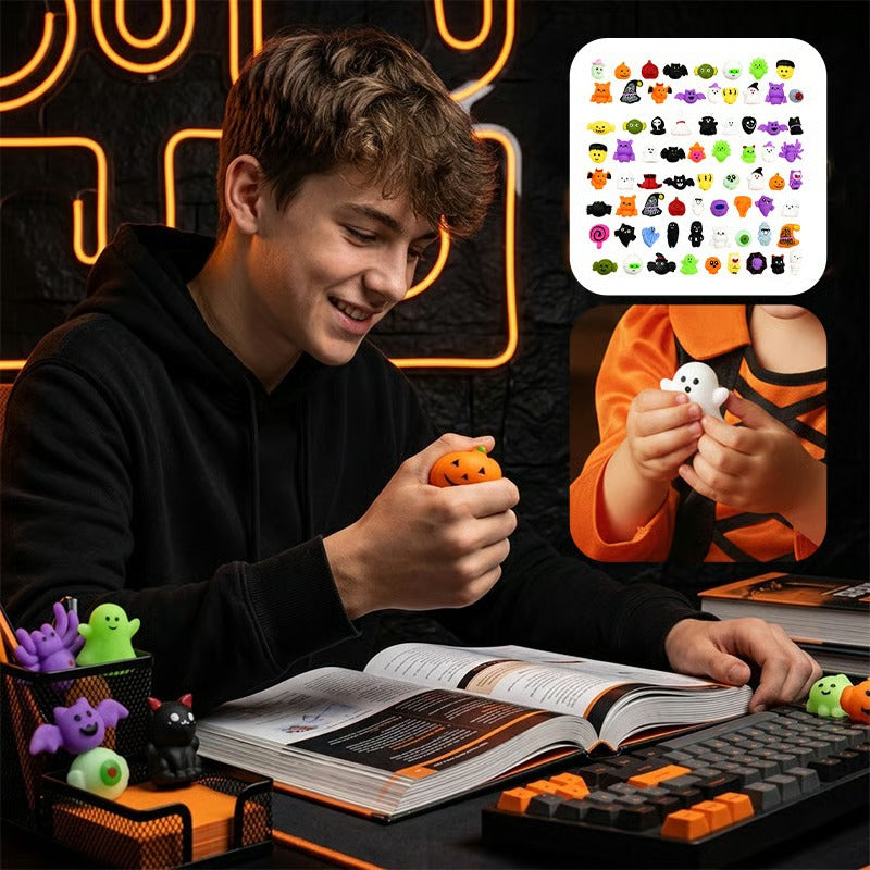 Halloween Squishies Stress Relief Toy Set