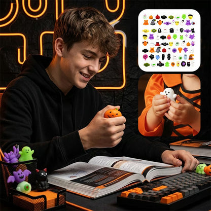 Halloween Squishies Stress Relief Toy Set
