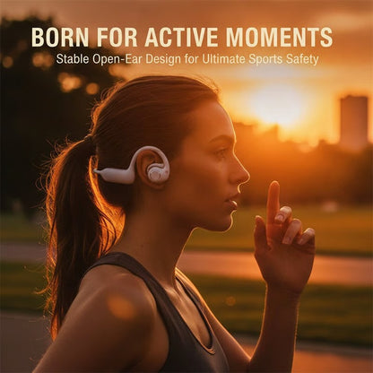 AI Camera Open Ear Headphones