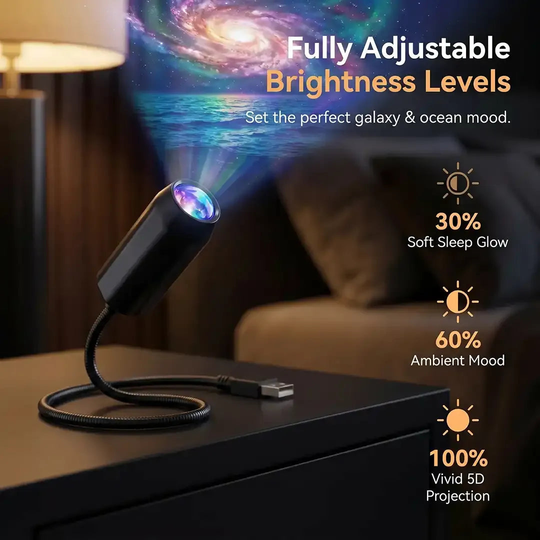✨ HD Galaxy Projection Lamp- Turn Any Room Into a Stunning Galaxy