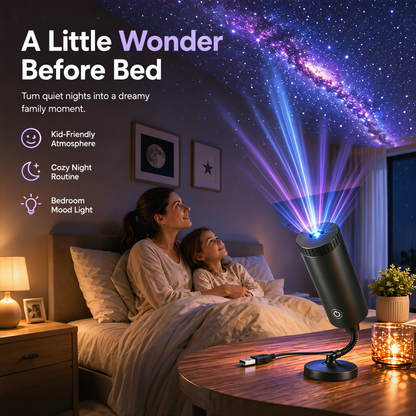 ✨ HD Galaxy Projection Lamp- Turn Any Room Into a Stunning Galaxy