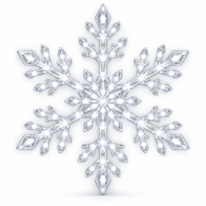 🎄 Christmas Sale 49% OFF❄️LED Snowflake Wall Light Set – Remote-Controlled Christmas Winter Decor