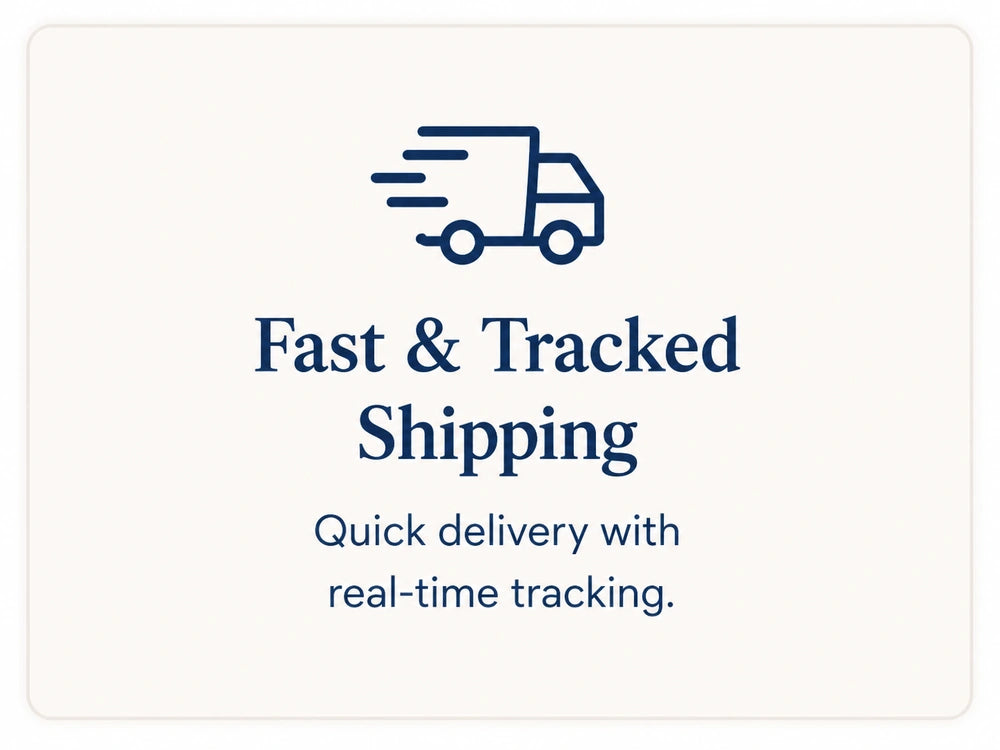 Fast and tracked shipping