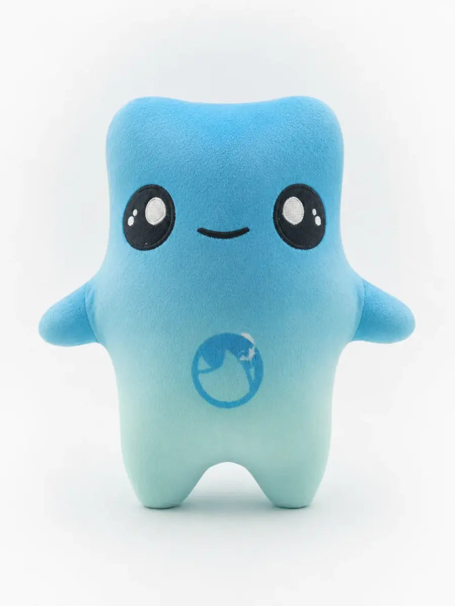 Blue Puffi Water Sprite plush toy