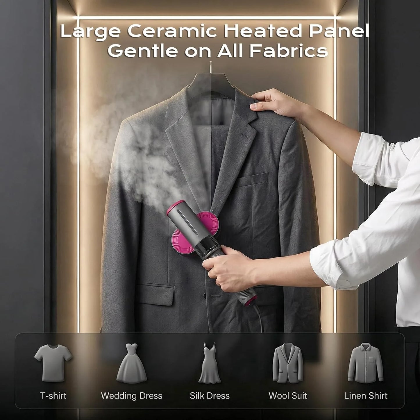 Garment Steamer for Clothes, Portable Travel Clothing Steamer Iron