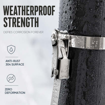 Heavy Duty Stainless Steel Cable Tie with Flip Lock Buckle