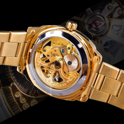 ⏳Time-Limited Special⏰Skeleton Automatic Watch – See The Movement, Feel The Craft , Dress for Every Occasion 💼