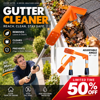 🔥No-Climb Gutter Cleaning Tool