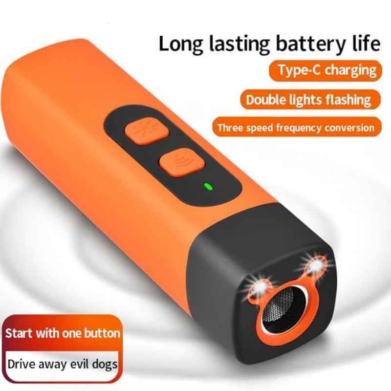 🔥Ultra-secure-Ultrasonic Dog Bark Deterrent Device – Humane & Effective Dog Repeller