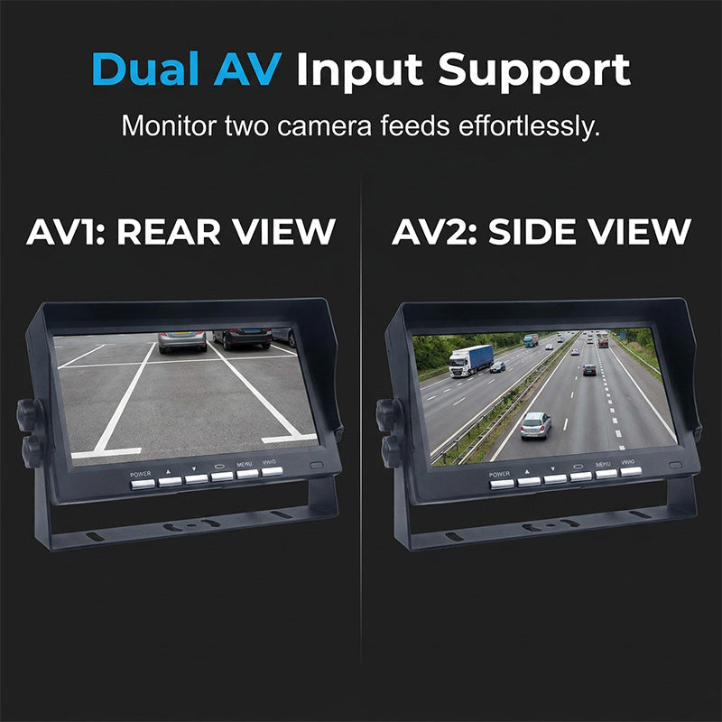 🔥Hot Sale ＆ 50％ Off🔥7-Inch HD Wireless Backup Camera System – Zero Wiring, Easy DIY Install with Night Vision