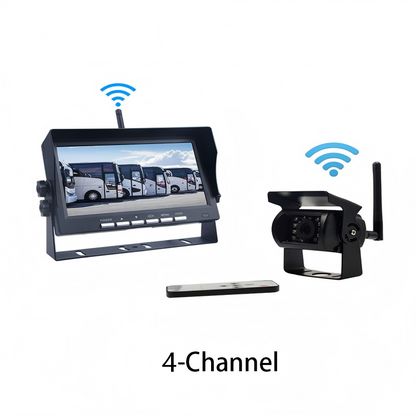 🔥Hot Sale ＆ 50％ Off🔥7-Inch HD Wireless Backup Camera System – Zero Wiring, Easy DIY Install with Night Vision