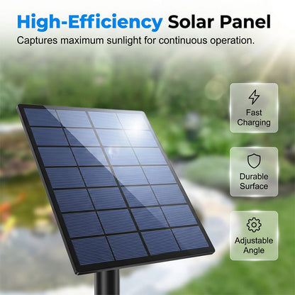 🎉 2026 Sale — Over 148,000 Sold! ☀️ Solar Pond Aerator with Air Pump – High-Efficiency Panel & 24/7 Oxygenation 🐟