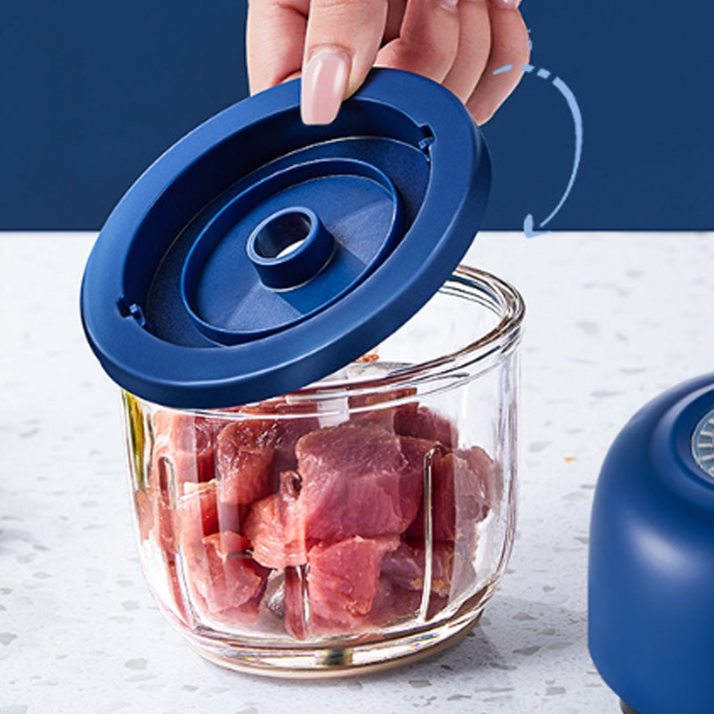 🏆 Last Day Special Price £8.99! ⏰Cordless Multifunctional Mini Electric Food Processor, Wireless Portable Kitchen Chopper for Minced Meat, Garlic & Baby Puree, Fast Food Prep Kitchen Helper