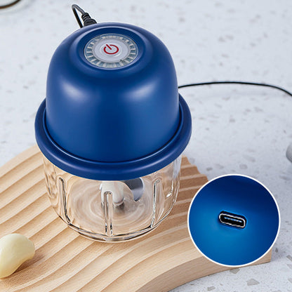 🏆 Last Day Special Price £8.99! ⏰Cordless Multifunctional Mini Electric Food Processor, Wireless Portable Kitchen Chopper for Minced Meat, Garlic & Baby Puree, Fast Food Prep Kitchen Helper