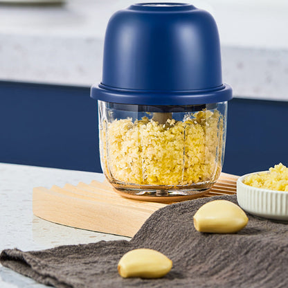 🏆 Last Day Special Price £8.99! ⏰Cordless Multifunctional Mini Electric Food Processor, Wireless Portable Kitchen Chopper for Minced Meat, Garlic & Baby Puree, Fast Food Prep Kitchen Helper