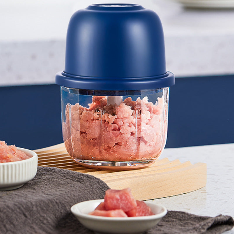 🏆 Last Day Special Price £8.99! ⏰Cordless Multifunctional Mini Electric Food Processor, Wireless Portable Kitchen Chopper for Minced Meat, Garlic & Baby Puree, Fast Food Prep Kitchen Helper