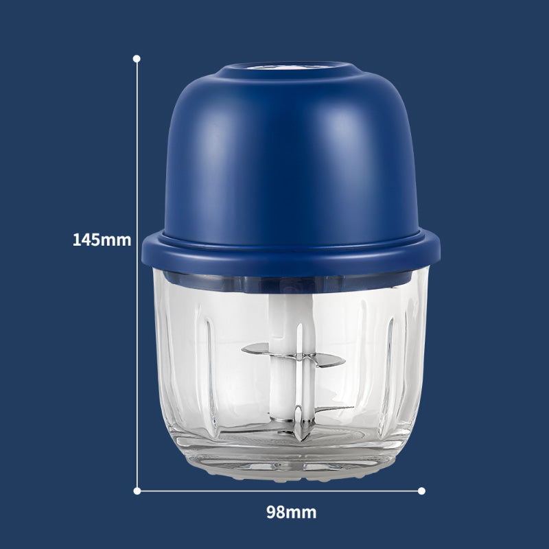 🏆 Last Day Special Price £8.99! ⏰Cordless Multifunctional Mini Electric Food Processor, Wireless Portable Kitchen Chopper for Minced Meat, Garlic & Baby Puree, Fast Food Prep Kitchen Helper