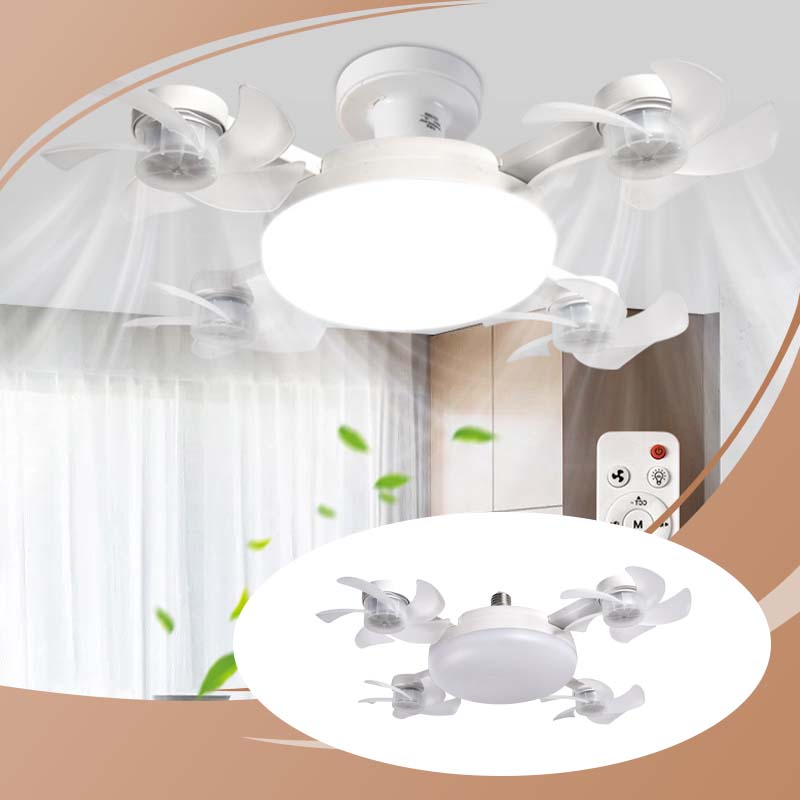 2‑in‑1 Remote Control Ceiling LED Fan Light