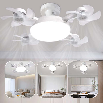 2‑in‑1 Remote Control Ceiling LED Fan Light