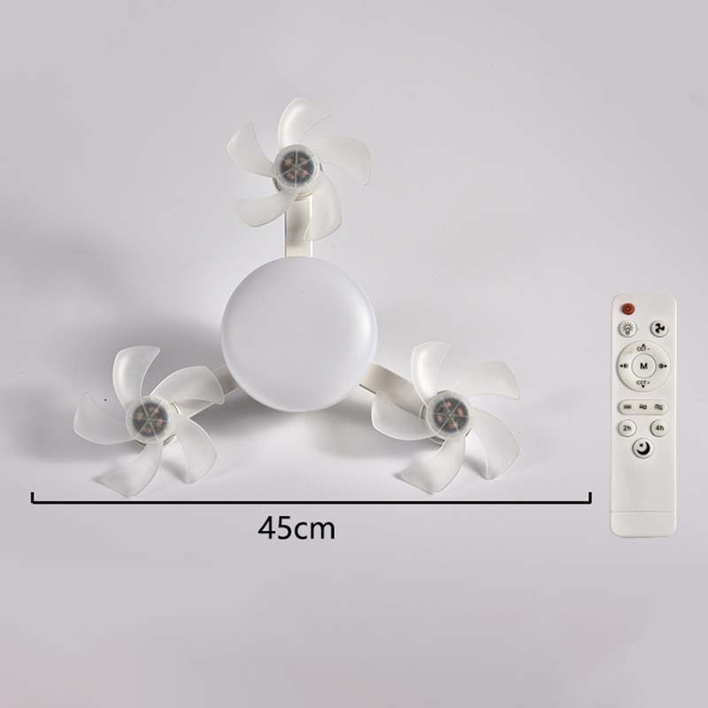 2‑in‑1 Remote Control Ceiling LED Fan Light