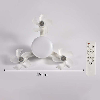 2‑in‑1 Remote Control Ceiling LED Fan Light