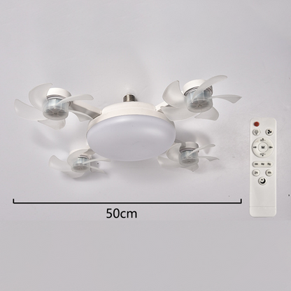 2‑in‑1 Remote Control Ceiling LED Fan Light
