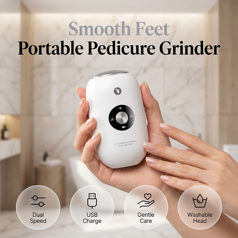 🦶 Electric Foot Callus Remover – Portable Pedicure Grinder
