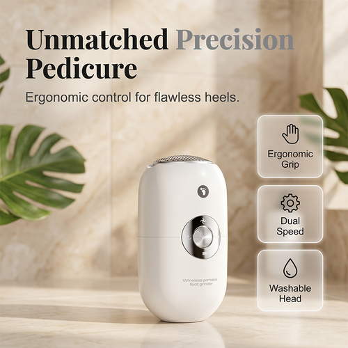 🦶 Electric Foot Callus Remover – Portable Pedicure Grinder
