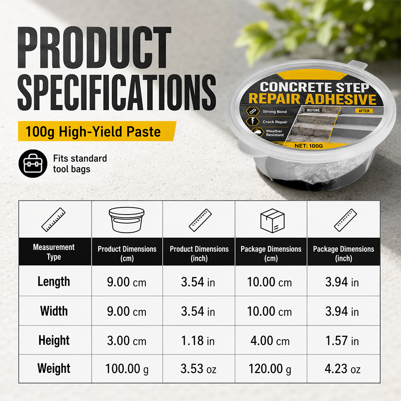 🥳2026 HOT SALE🥳🧰🛠️ Concrete Step Repair Adhesive