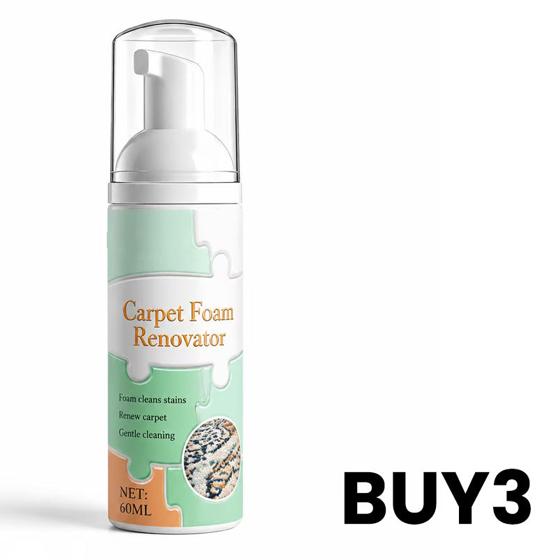 🏆 Last Day Special Price £9.78 ! 🔥Buy 2 Get 1 Free🎁Waterless Carpet Foam Stain Remover with Towel