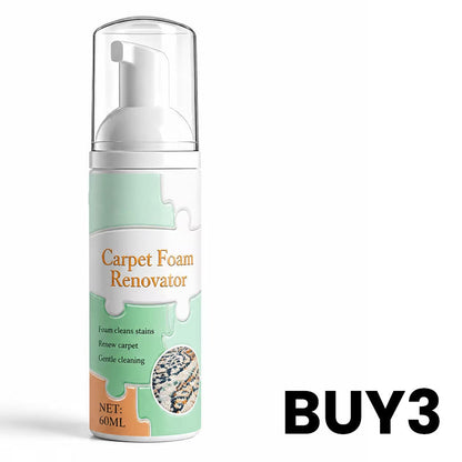 🏆 Last Day Special Price £9.78 ! 🔥Buy 2 Get 1 Free🎁Waterless Carpet Foam Stain Remover with Towel