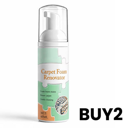 🏆 Last Day Special Price £9.78 ! 🔥Buy 2 Get 1 Free🎁Waterless Carpet Foam Stain Remover with Towel