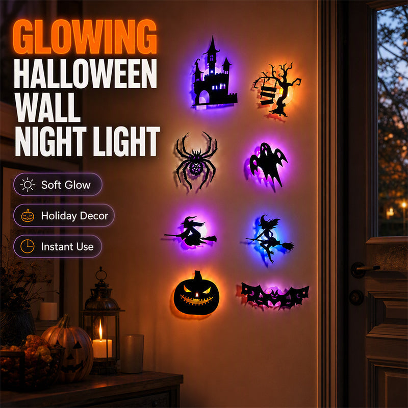🔥2026 HOT SALE!! Halloween Glow in Dark Wall Stickers👻