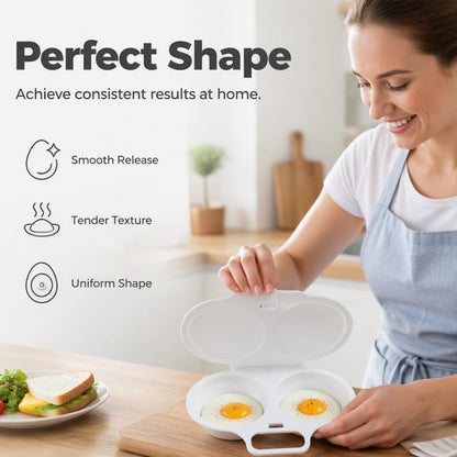 🥚First 50 customers enjoy buy 1 get 1 free! ⏱️ Microwave Egg Cooker – Perfect boiled eggs in just 2 minutes 🌿