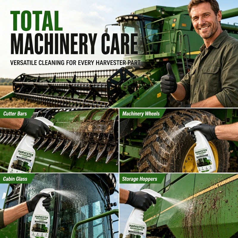 🚜 Harvester Deep Clean Spray – Restores Shine ✨ & Removes Tough Grime Fast 💦