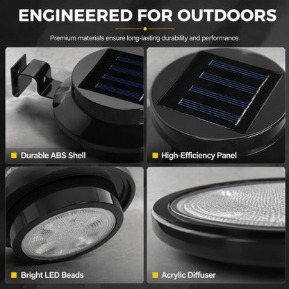 Solar gutter wall light image 4