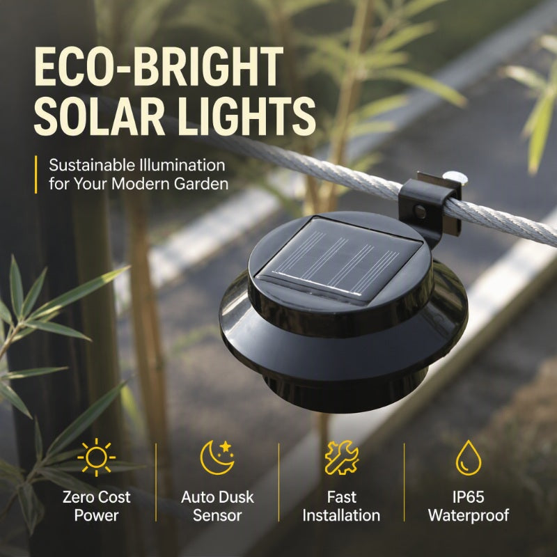 🎁🔥Last day sale 50% OFF🔥☀️ Solar LED Gutter Wall Light | Outdoor Accent
